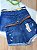 Shorts Jeans Laura cinto Plus Size - Imagem 1