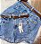 Shorts jeans Sara Cinto - Imagem 1
