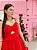 Vestido Midi Vermelho Viscolinho - Imagem 2