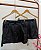 Saia Couro fake Cargo Preto - Imagem 1