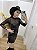 Saia Couro fake Cargo Preto - Imagem 4