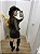 Saia Couro fake Cargo Preto - Imagem 3
