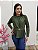Blusa Lilian Manga Longa Feminina Acinturada - Imagem 1
