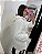 Casaco Teddy Alongado com Bolsos – Branco Off-White - Imagem 3
