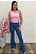 Calça Jeans Flare com Bolso Tradicional – Lavagem Azul - Imagem 1
