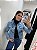 Jaqueta Jeans Slim Clássica com Barra Desfiada – Azul Tradicional - Imagem 1