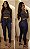 Calça Jeans Escura ziper lateral - Imagem 2