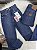 Calça Jeans clara ziper lateral - Imagem 1