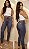 Calça Jeans clara ziper lateral - Imagem 2
