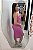 Vestido Ribana Alça Abertura Rosa - Imagem 2