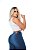 CALÇA FEMININA SKINNY CÓS LARGO E BOTÕES NA BARRA  VERTERE JEANS  REF 0128 - Imagem 3