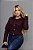 JAQUETA JEANS COM LYCRA LAVAGEM BORDÔ VERTERE JEANS VTR 0176 - Imagem 1