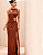 Vestido Detalhes Recortes Canelado Marinho - Imagem 3