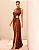 Vestido Detalhes Recortes Canelado Marinho - Imagem 5