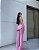 Conjunto Blusa Assimétrica Babado Rosa - Imagem 3