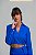 Camisa Cropped Camélia Azul - Imagem 1
