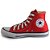 Tênis Converse Chuck Taylor Cano Alto Vermelho/Preto Unissex - Imagem 4