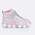 Tênis Pampili Sneaker Luz Prata Feminino - Imagem 1