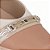 Sapato Piccadilly  Anabela Off White/Marrom Feminino - Imagem 3