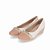Sapato Piccadilly  Anabela Off White/Marrom Feminino - Imagem 4