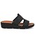 Tamanco Usaflex  Couro Preto Feminino - Imagem 1