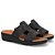 Tamanco Usaflex  Couro Preto Feminino - Imagem 2