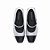 Sapato Piccadilly Napa Stretch Prata/Preto Feminino - Imagem 3