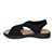 Sandália ComfortFlex Lycra Paris Preto Feminino - Imagem 2