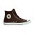 Tênis Converse Cano Alto Chuck Taylor All Star  Marrom/Branco Unissex - Imagem 1