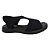 Sandália ComfortFlex Lycra Paris Preto/Preto Feminino - Imagem 2