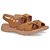 Sandalia Usaflex Couro Tan Marrom Feminino - Imagem 3