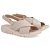 Sandalia Usaflex Plataforma Blush/Vanilla Feminino - Imagem 3
