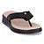 Chinelo Piccadilly Napa Stretch Soft Preto Feminino - Imagem 2