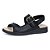 Sandalia Piccadilly Napa Stretch Soft Preto/Preto Feminino - Imagem 2