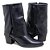 Bota Perlatto Couro CFT Preto/Preto Feminino - Imagem 2