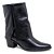 Bota Perlatto Couro CFT Preto/Preto Feminino - Imagem 1