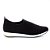 Tênis Usaflex Slip On Elastano Preto/Preto Feminino - Imagem 1