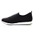 Tênis Usaflex Slip On Elastano Preto/Preto Feminino - Imagem 2