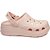 Sandalia Babuche Crocs Klin Hana Rosa Feminino - Imagem 1