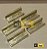 Kit 5 Calço Bronze Deslizamento Lamina Motoniveladora Liugong 4160 4180 CLG4160 CLG4180 - Imagem 2