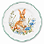 Prato Raso Decorativo em Melamina – Coleção Coelhos - Imagem 2