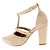 Scarpin Dravanna Salto Alto Bloco Spike Nude - Imagem 2