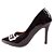 Scarpin Dravanna Salto Alto Fino Fivela Preto - Imagem 2