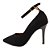 Scarpin Dravanna Salto Alto Fino Luxo Preto - Imagem 2