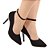 Scarpin Dravanna Salto Alto Fino Luxo Preto - Imagem 1