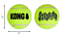 Kong Squeakair Tennis Ball P - Com 3 Unidades - Imagem 3