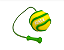 Kong Bunji High-Viz Assorted - Bola Brilha no Escuro - Imagem 2