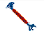 Cabo de Guerra Kong Rope Rally Stick - M - Imagem 2