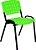 Cadeira Ergo plástica pintura epóxi preto empilhável polipropileno diversas cores - Imagem 3