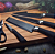 Jogo de facas Cozinha Com Descascador 6 peças - Preto - Imagem 3